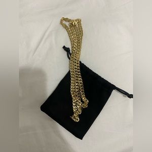 14k gold Cuban necklace